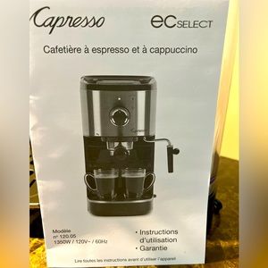 Capresso coffee maker
